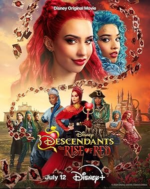 Descendants: The Rise of Red 2024 Movie Poster