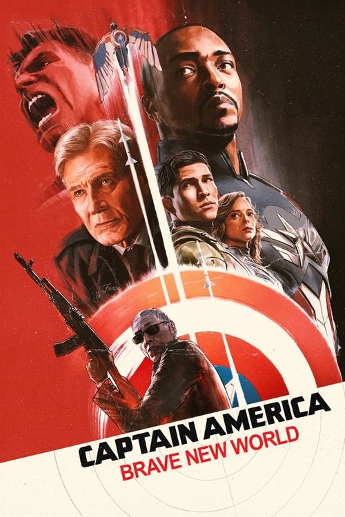 Captain America: Brave New World 2025 Movie Poster